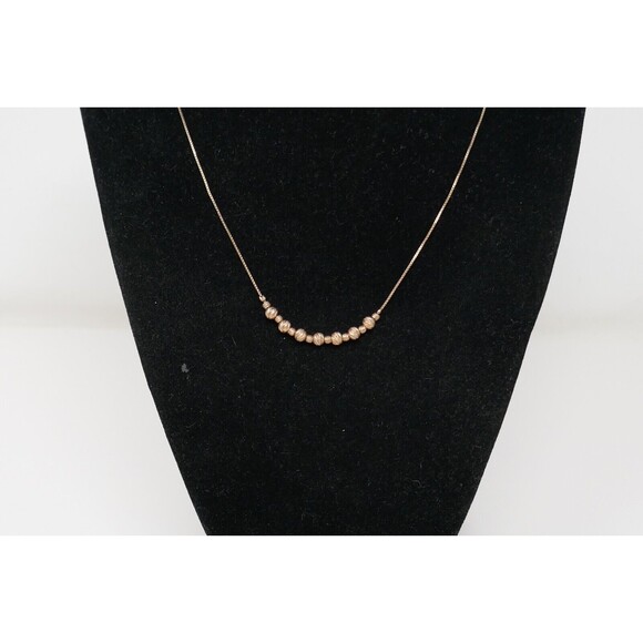 Dyadema Italy 925 Sterling Silver Bead Accent Necklace - Picture 2 of 6